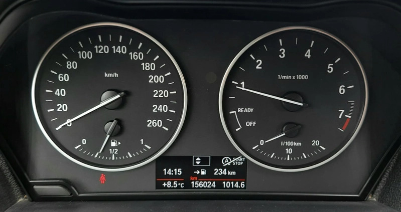 BMW Seria 1 cena 46900 przebieg: 156000, rok produkcji 2016 z Koło małe 631